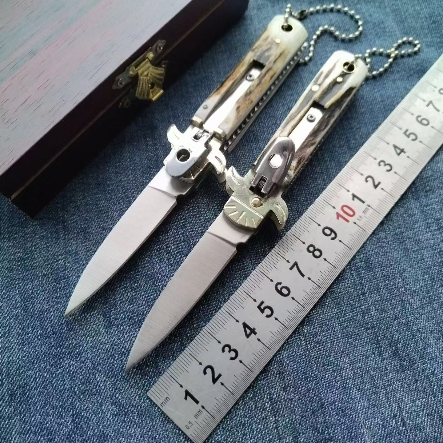 Small Deer Antler Handle D2 Outdoor Portable Knife