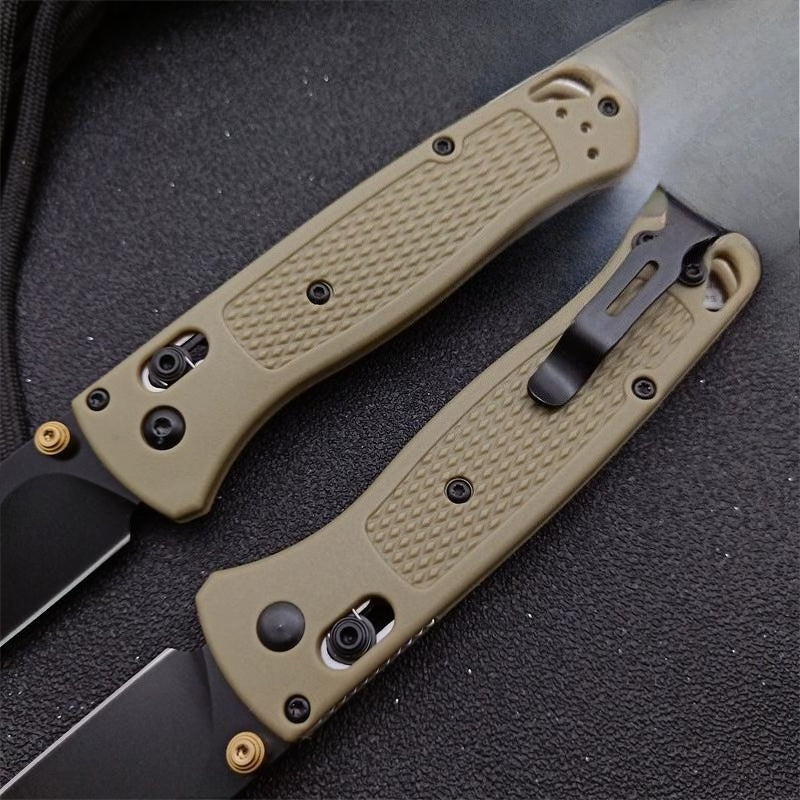BM535 Desert Color Nylon Fiberglass Outdoor Folding Knife