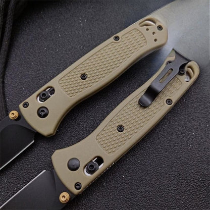 BM535 Desert Color Nylon Fiberglass Outdoor Folding Knife