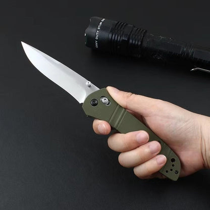 BM710D G10410 Stainless Steel Lined Outdoor Folding Knife
