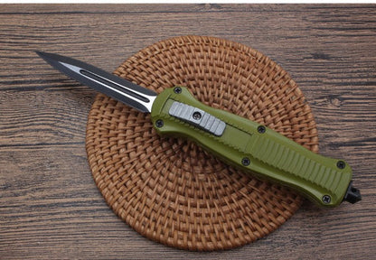BM3300 Small Green Handle Aluminum Alloy Outdoor Portable Knife