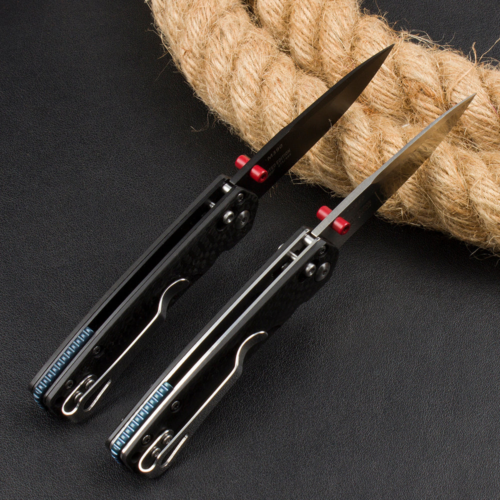 BM485 Carbon Fiber Handle D2 Outdoor Folding Knife