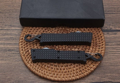 Mini Keychain Black Outdoor Knife