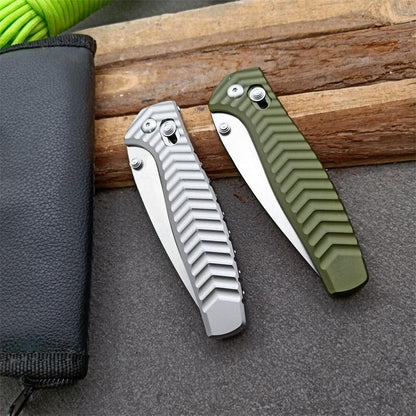 BM781 Green D2 Steel Folding Outdoor Knife