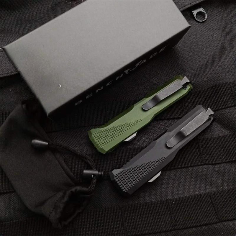 BM4600 T6 Aluminum Alloy Anodized White Portable Outdoor Knife