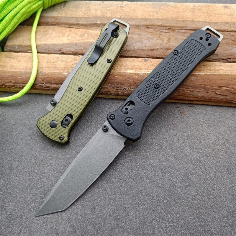 BM537GY Nylon Fiberglass Edition Black Outdoor Folding Knife