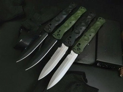 BM391 Nylon Fiberglass Plastic Handle D2 Steel Outdoor Folding Knife