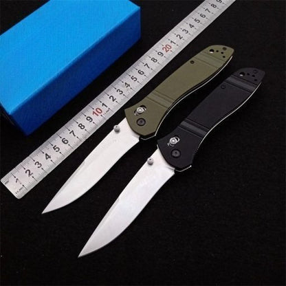 BM710D G10410 Stainless Steel Lined Outdoor Folding Knife