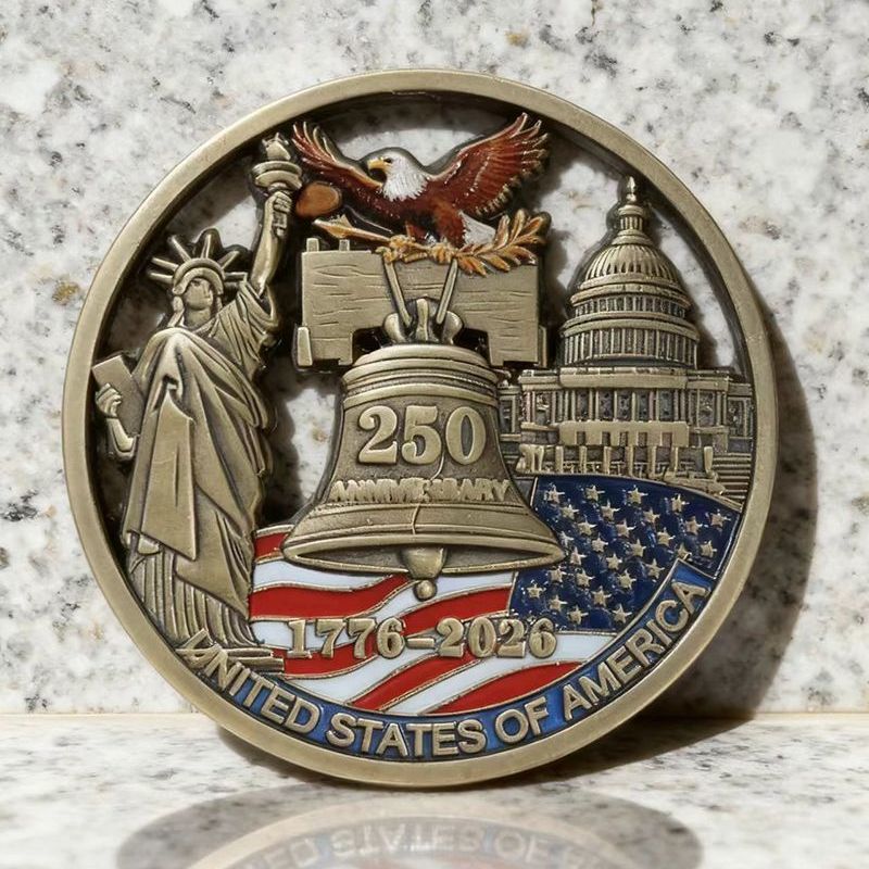 U.S. 250th Anniversary Statue of Liberty Commemorative Coin & Gift Medal