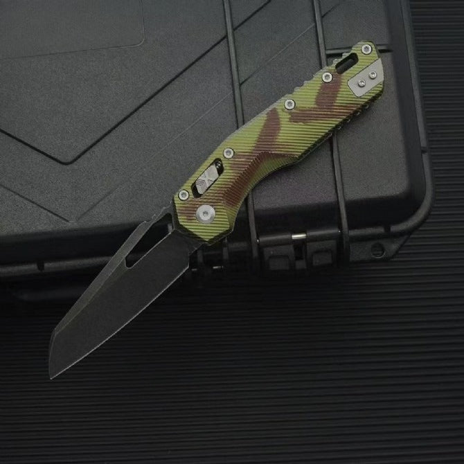 MT Aluminum Alloy M390MK Outdoor Dark Green Folding Knife
