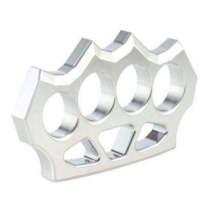 Studio three-quarter view of the grass shaped stainless steel duster on white background.