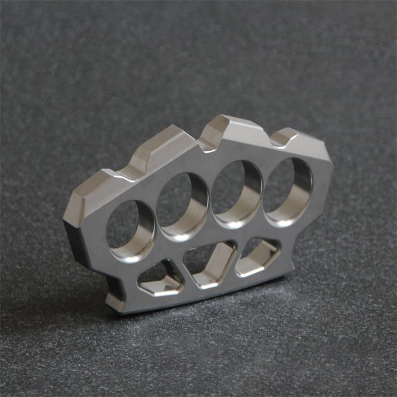Standing angled view of the maple leaf shaped stainless steel duster showing thickness.