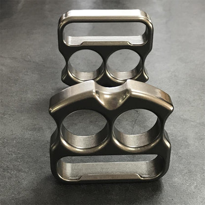 Twin-peak top edge and stepped opener lip viewed at an angle on stone