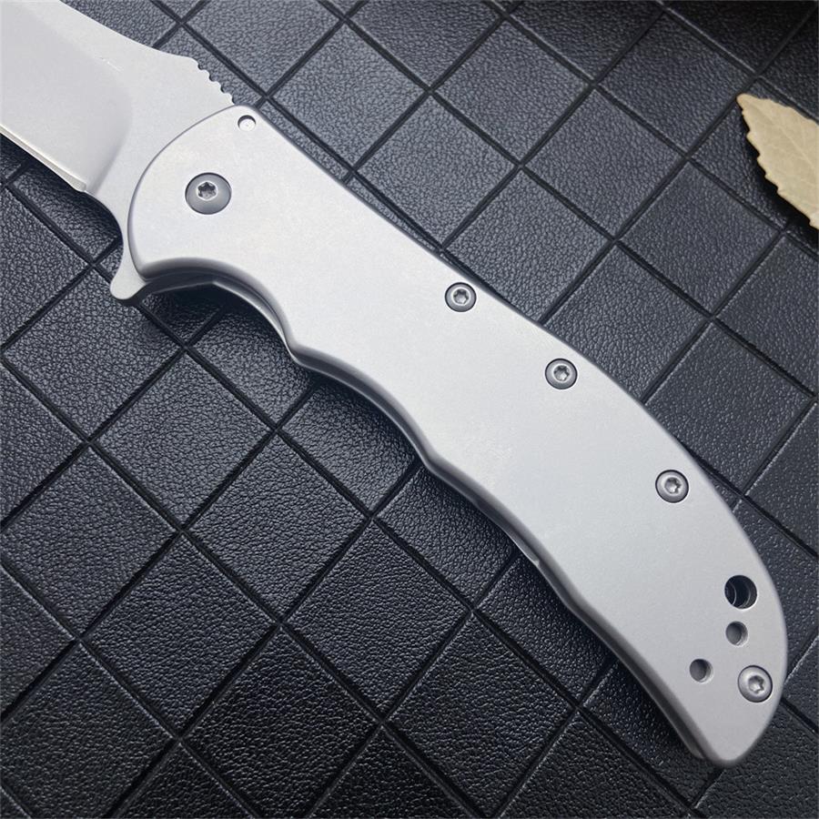 Close-up of the contoured steel handle showing flush torx screws along the frame