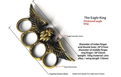 Thickened Zinc Eagle King Gloves Outdoor Tool